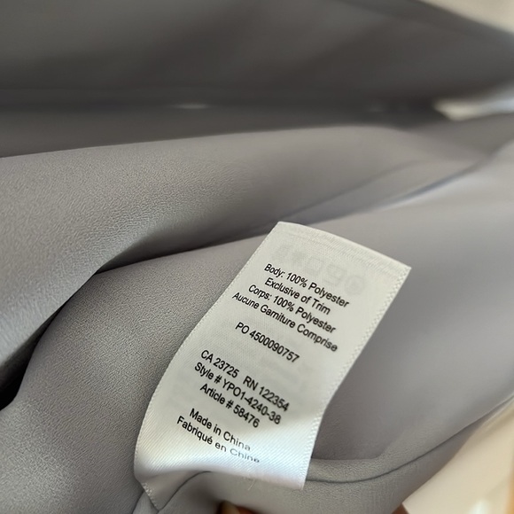 EUC Aritzia Babaton Quincey jacket trench coat blazer flowy grey XS - Picture 5 of 5